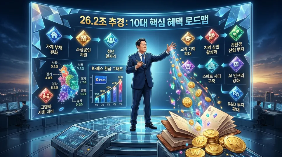 2026년 26.2조 추경, 민생지원금 혜택 총정리 3