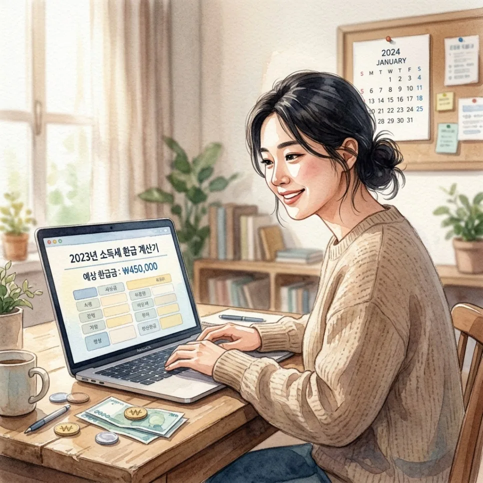 연말정산 예상세액 계산 완벽 가이드 2026: 환급부터 추가납부까지
