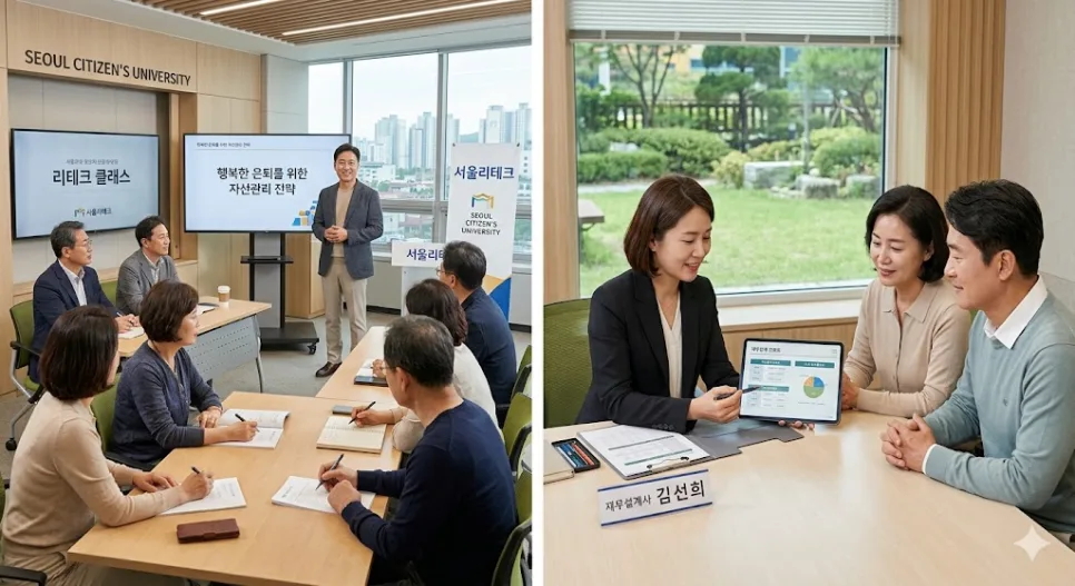 서울리테크 2026: 40대 은퇴 준비, 무료 재테크 교육으로 시작하기 2