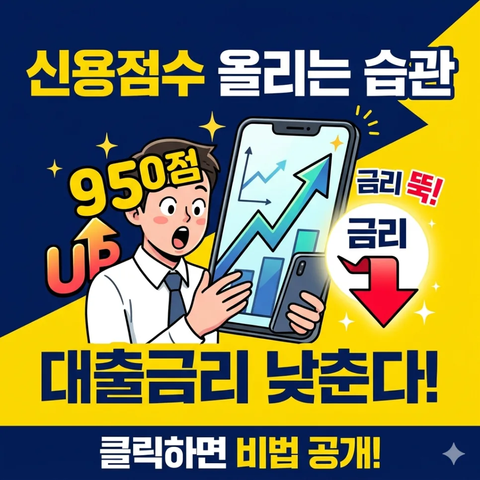 신용점수 관리 비법 2026: 대출 금리 낮추는 현실 습관 5가지 — 비즈니스·경제 — bbsd111