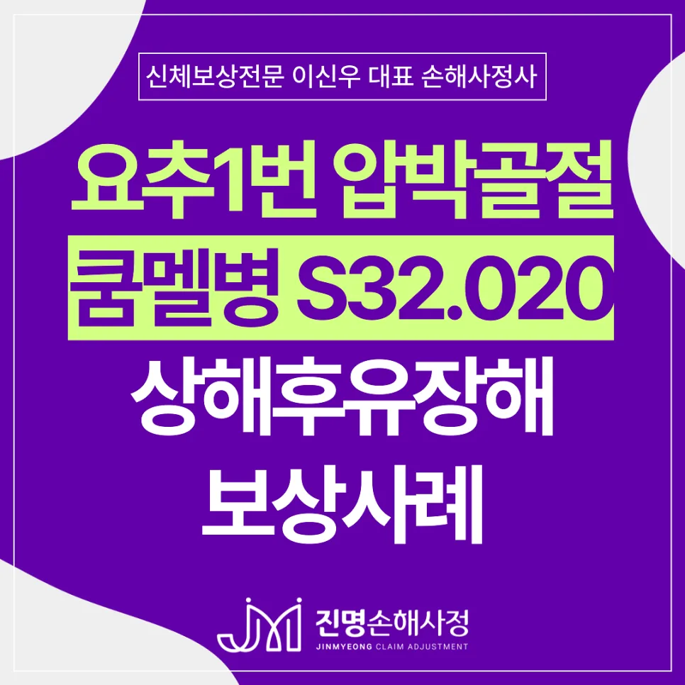 요추 1번 압박골절 후유장해 2026년 보험금 받는 법 (S32.020) 3