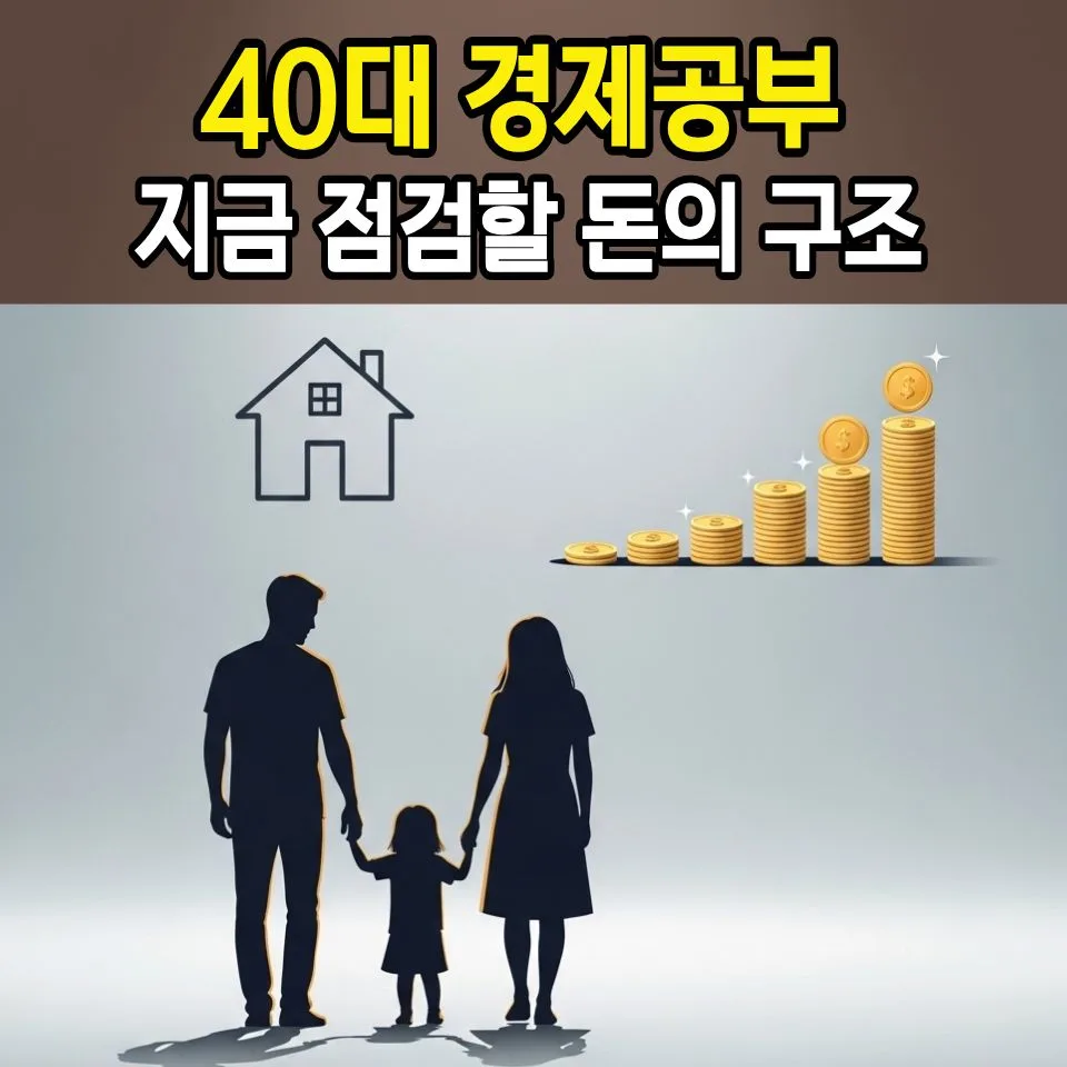 40대 경제 공부 로드맵 2026: 노후·대출·투자 설계 가이드
