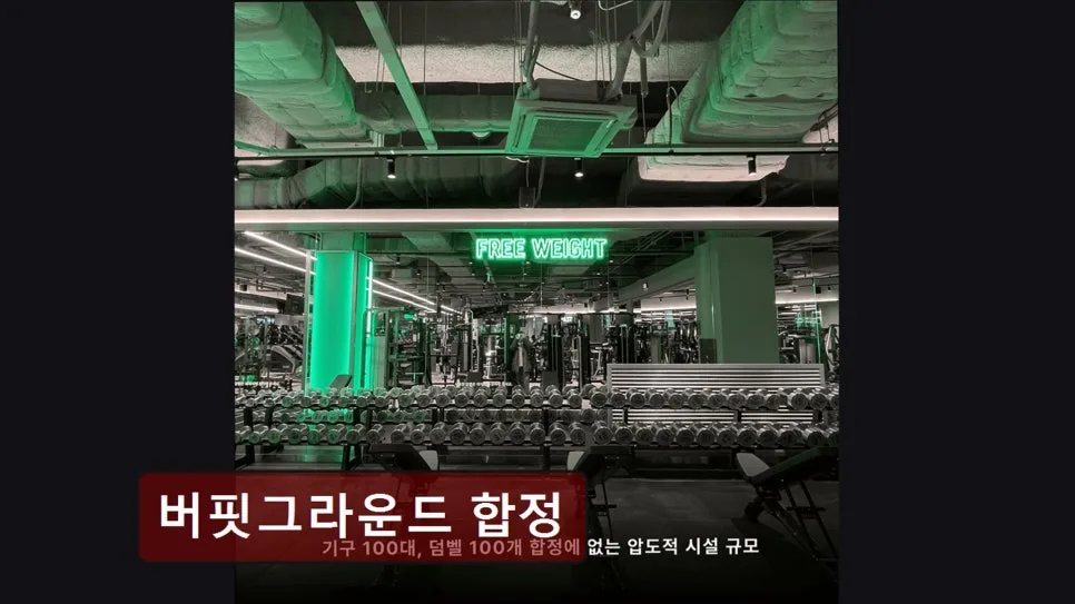 합정 헬스장 버핏그라운드: 합리적 가격과 최신 기구 완벽 분석 2026 3