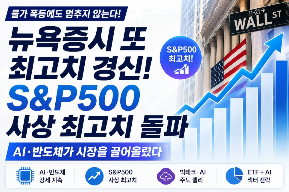 2026년 뉴욕증시 최고치 경신: AI주 쏠림 현상과 투자 전략