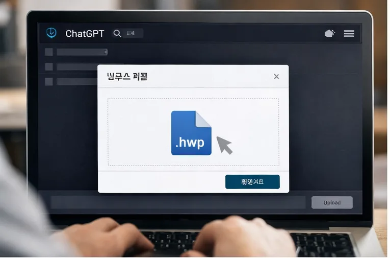 챗GPT 한글 파일 지원 2026: HWP 변환 없이 AI 분석하는 법 2