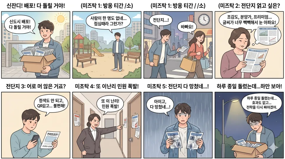 신도시 분양 전단지 배포 실수 5가지와 해결책 2026 2