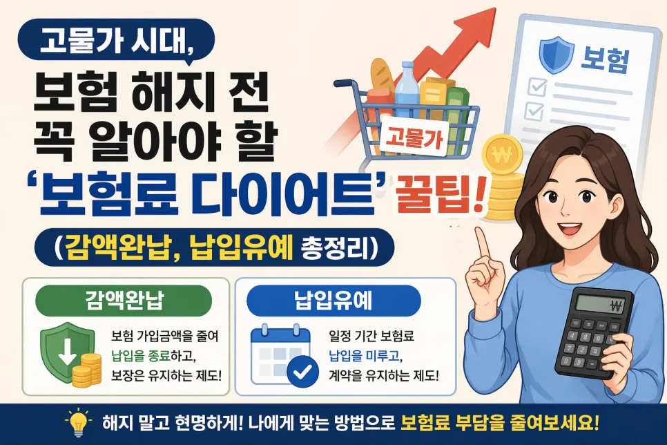 보험료 부담 줄이는 5가지 방법 2026: 해지 전 필독!