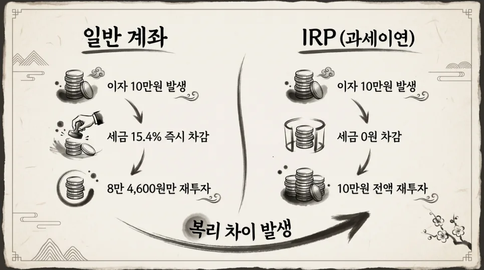 IRP 과세이연 2026: 세금 없이 수익 굴리는 비결 2