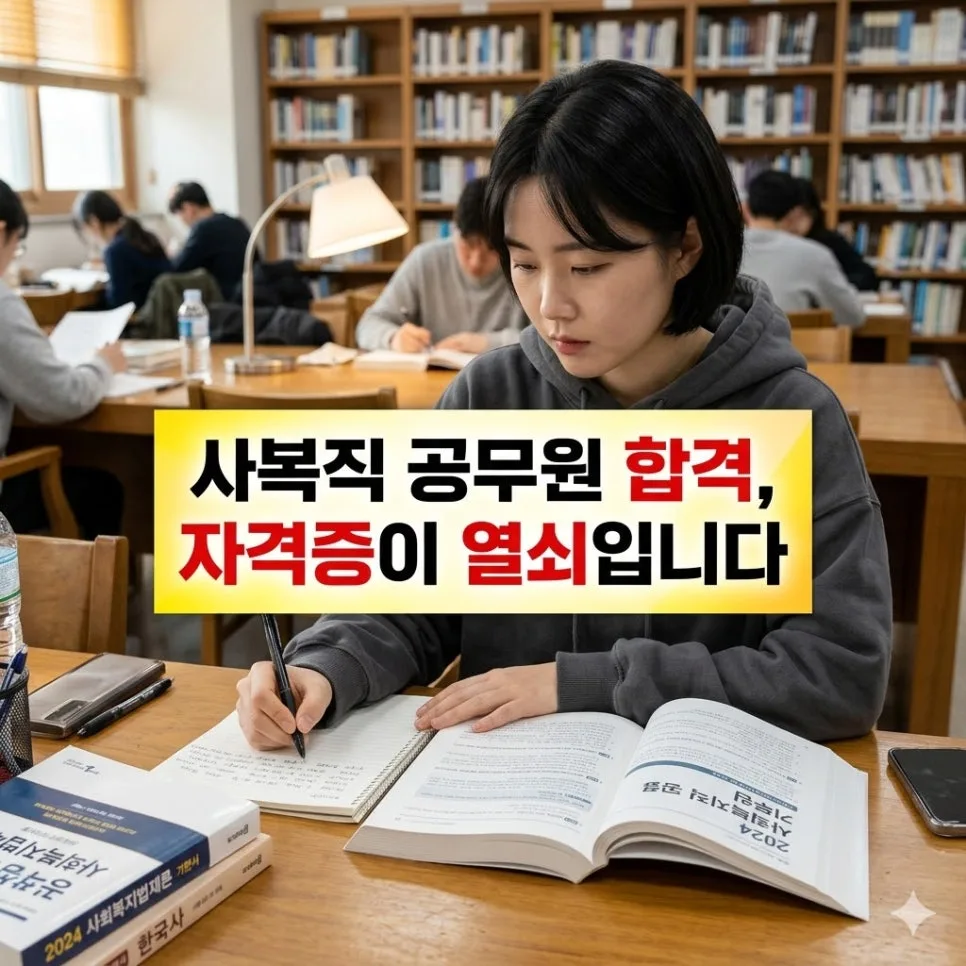사회복지직 9급 합격, 자격증으로 경쟁률 낮추는 비결 2026 — 교육·학문 — raon_life_style
