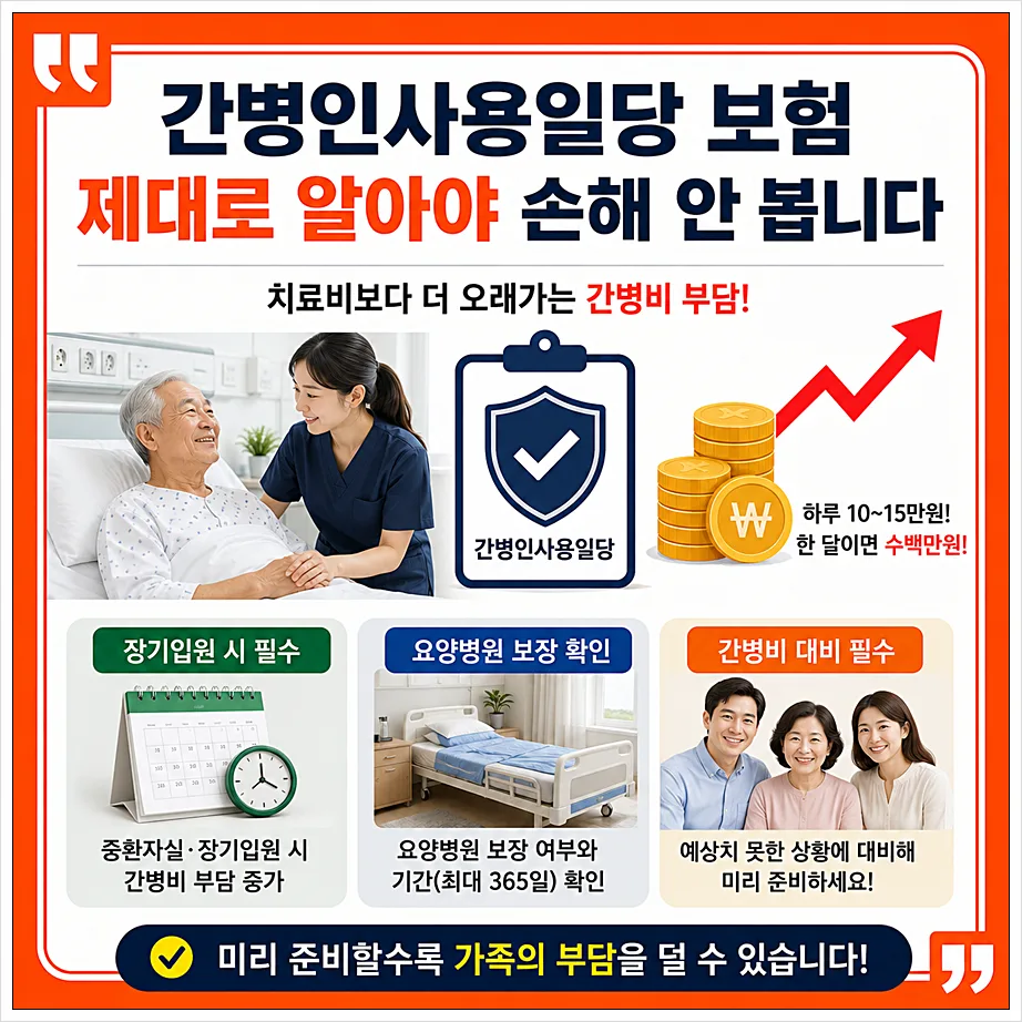 2026년 간병비 보험, 왜 지금 준비해야 할까? 핵심 총정리 2