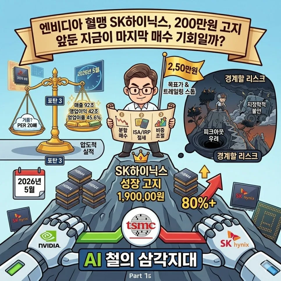 SK하이닉스 190만원 돌파, AI 시대 황제주 된 비결 2026
