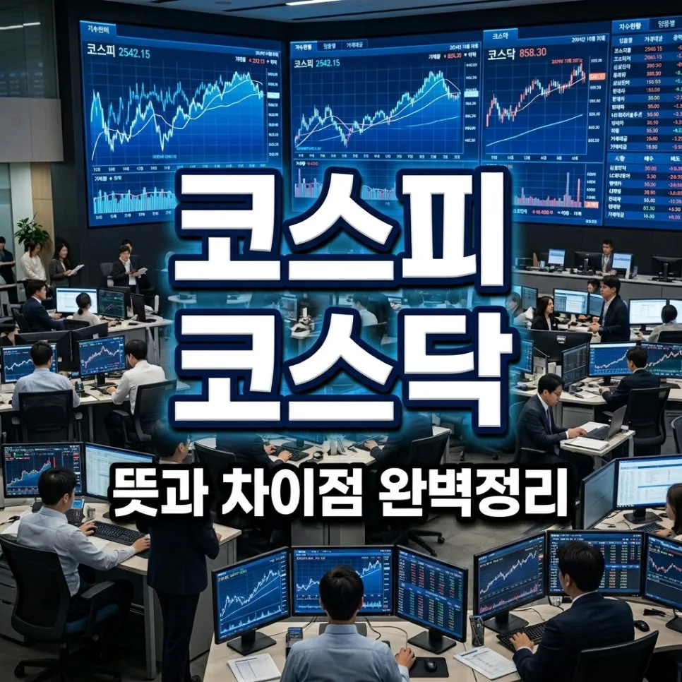 코스피 vs 코스닥 2026년 완벽 비교: 주린이 필수 투자 가이드