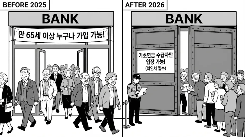 비과세 종합저축 2026년 가입 조건: 기초연금 수급자만 가능?