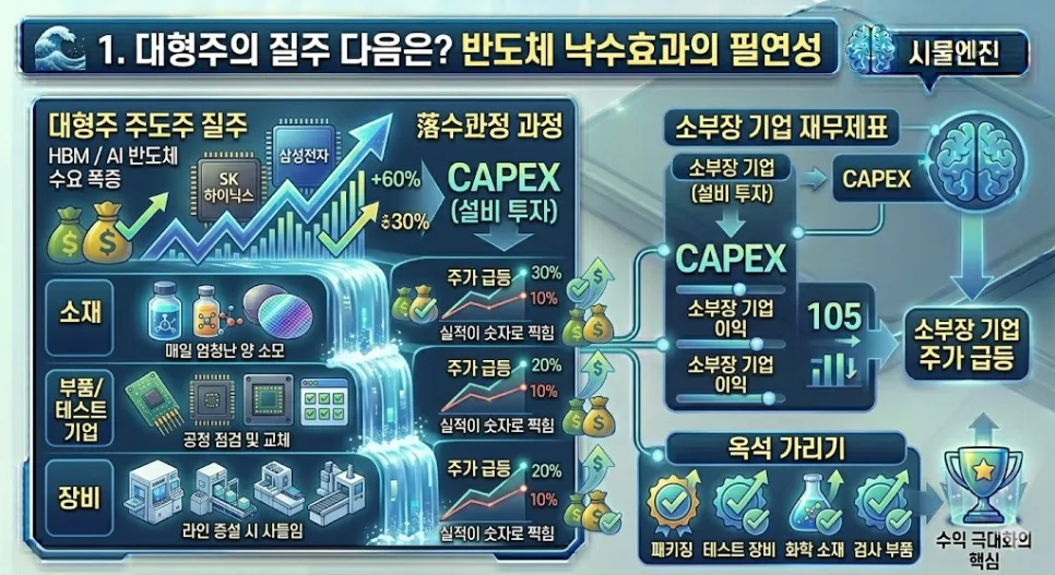 2026년 반도체 슈퍼사이클, 소부장 핵심 수혜주 3곳은?