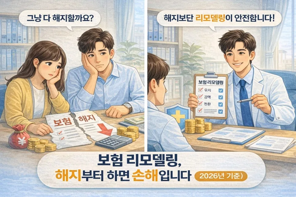 보험 리모델링, 해지 전 필수 점검 사항 2026년 총정리 2