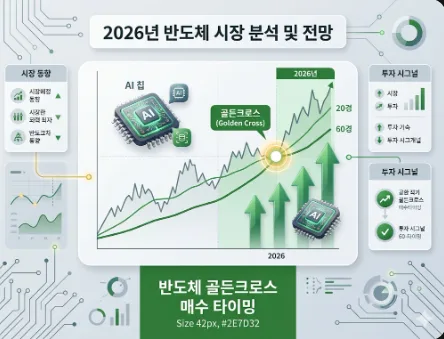 KOSPI 7500 시대, 반도체 골든크로스 전망 2026 2