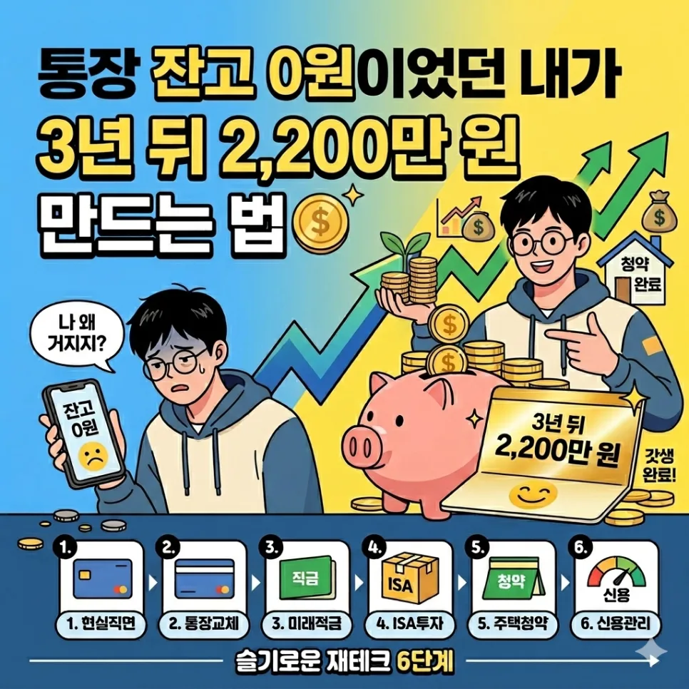 사회초년생 재테크 로드맵: 2026년 시드머니 6단계 완성법 — 비즈니스·경제 — dangbo__