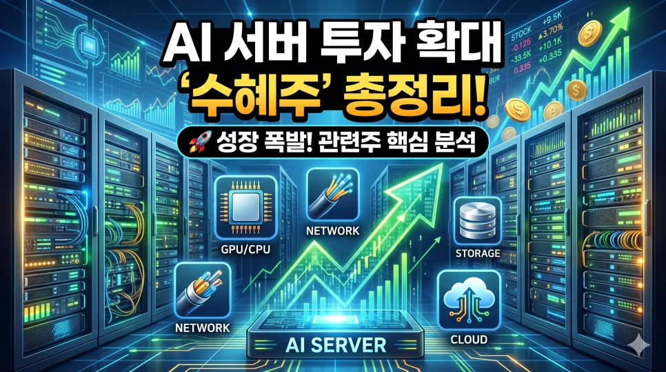 AI 서버 수혜주 2026년 전망: 미래 핵심 기업 분석 총정리