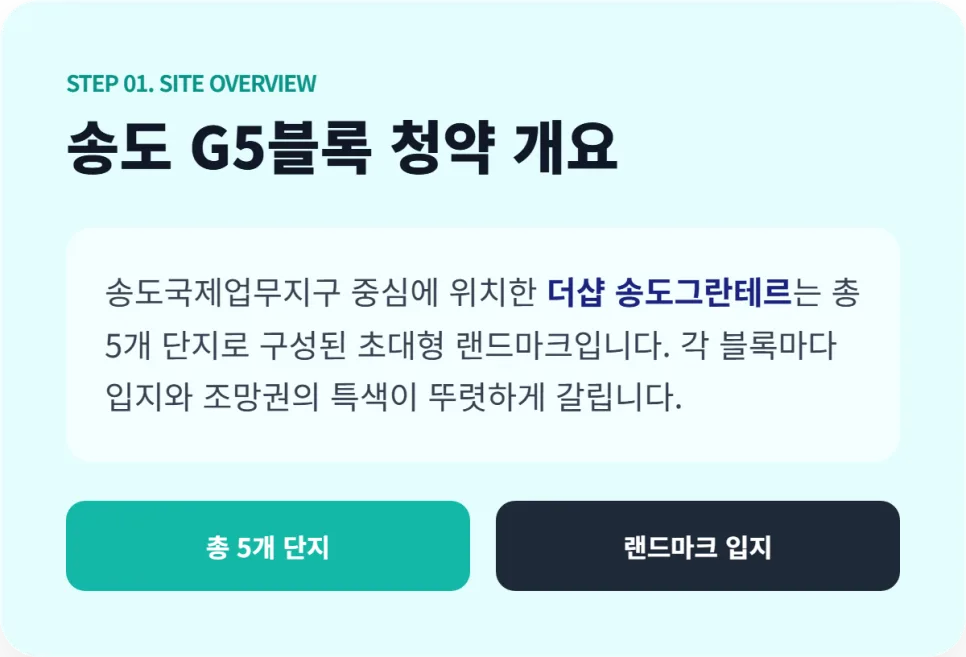 송도 G5블록 청약 전략 2026: 중복 청약 및 자격 조건 총정리 2