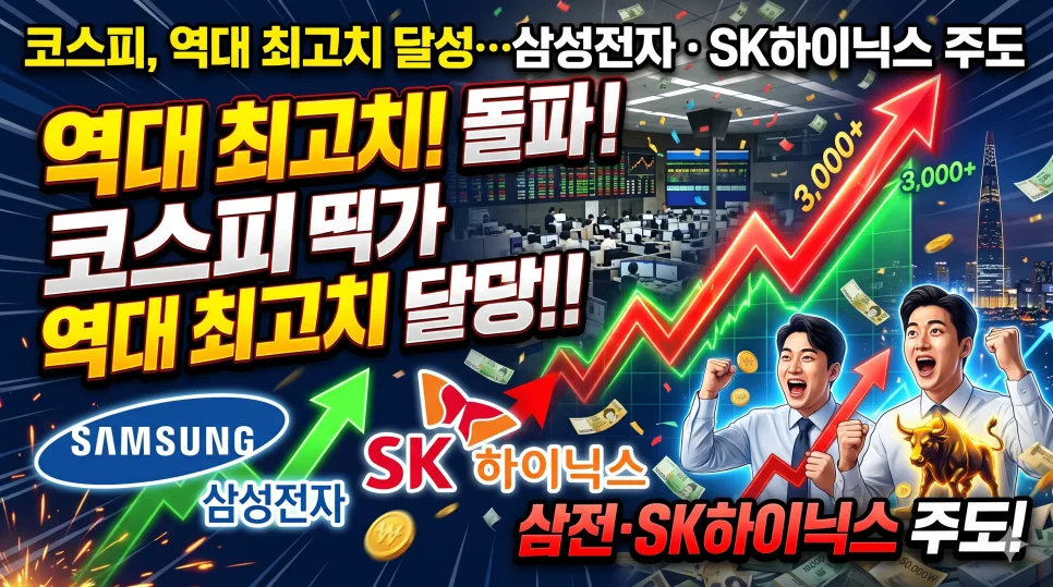코스피 2026년 최고치 경신: 반도체 주도 상승 요인 분석