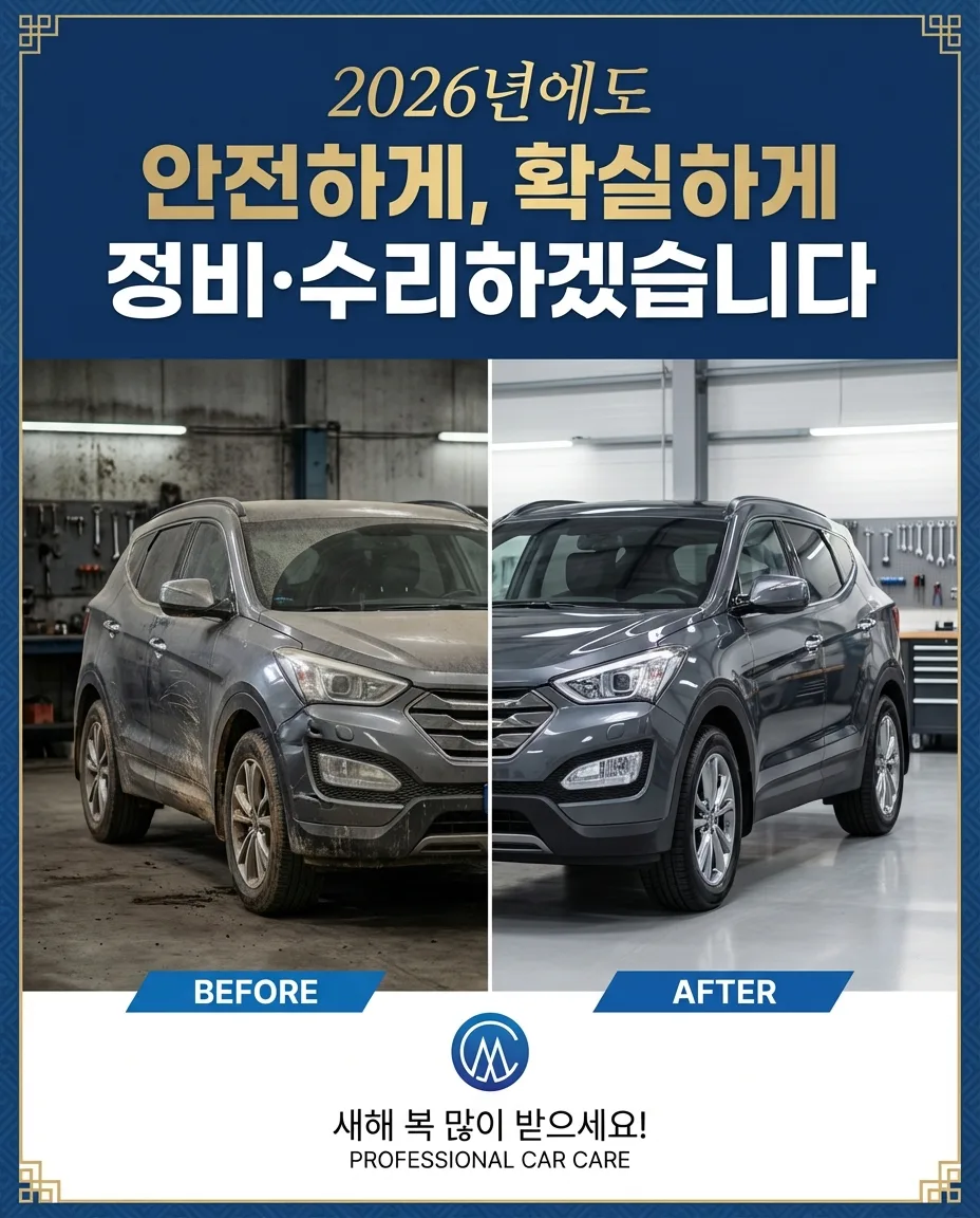 2026년 자동차 기본 점검 항목과 카맨모터스 정비 노하우 — 자동차 — ege2020