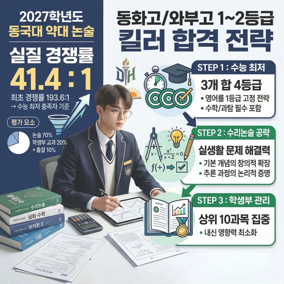 동국대 약대 논술 합격 전략 2027: 실질 경쟁률과 내신 환산 비밀 — 교육·학문 — eunjung145