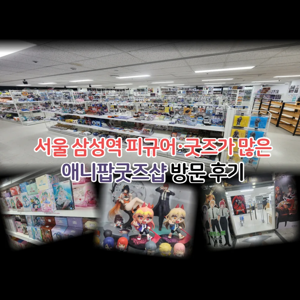삼성역 피규어 굿즈샵 애니팝 2026년 방문 후기 및 추천 — 취미 — youkakoo