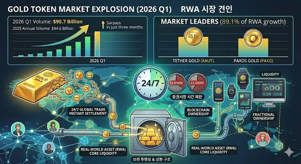 금 토큰, 금 ETF 압도하는 이유 2026년 투자 전략 분석