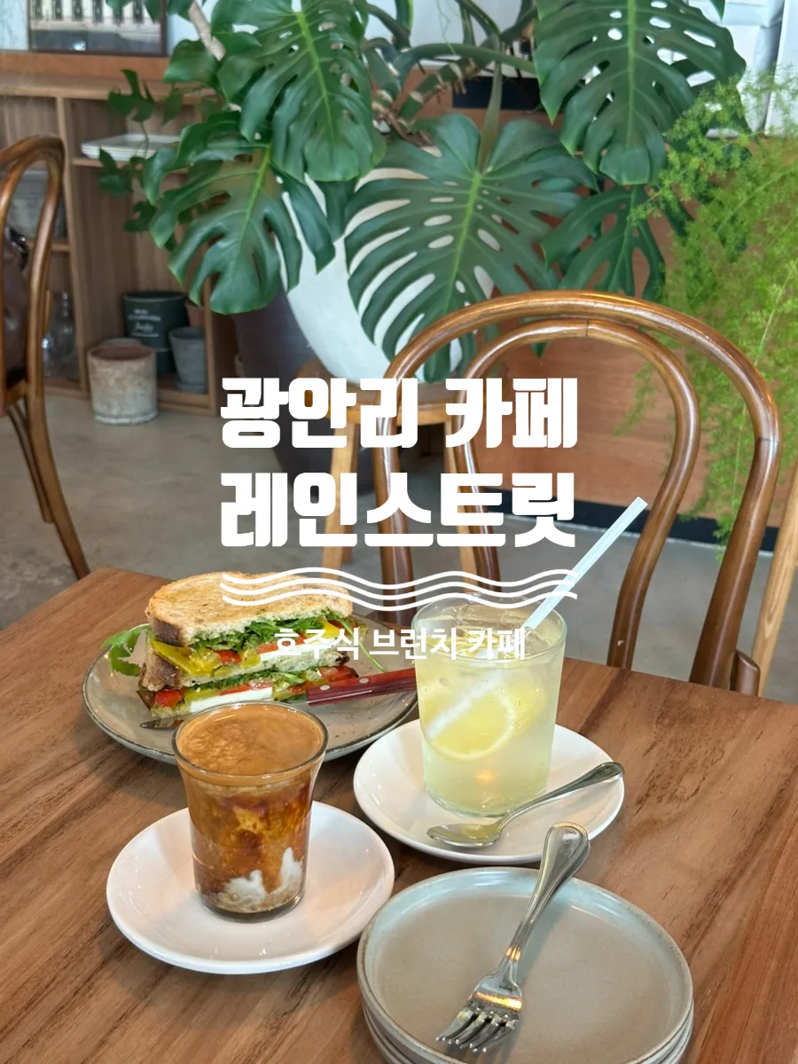 부산 광안리 카페 2026: 호주식 브런치 맛집 '레인스트릿' 방문 후기 — K-푸드·맛집 — jjin_ny_log