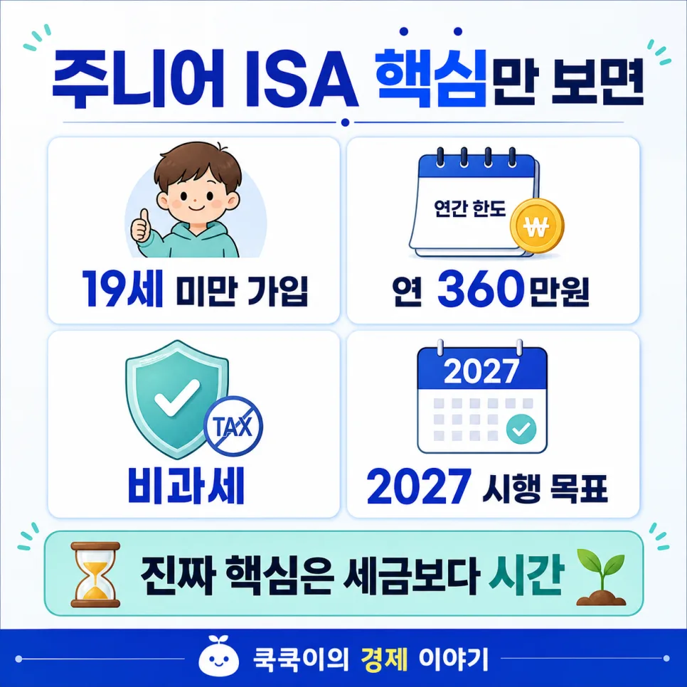 주니어 ISA 도입 2027년 전망: 자녀 계좌 투자 전략 총정리 2
