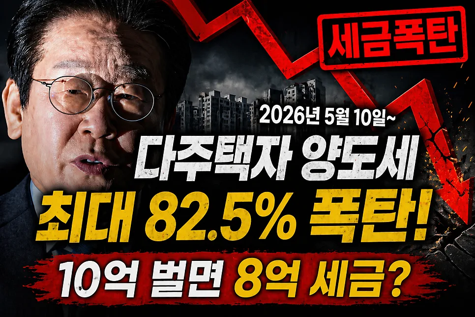2026년 5월, 다주택자 양도세 폭탄 피하는 법은? 2
