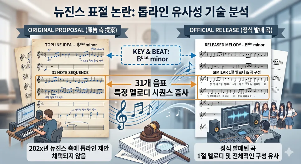 뉴진스 'How Sweet' 표절 의혹, 2026년 소송 진실은? 작곡가 주장 분석 2