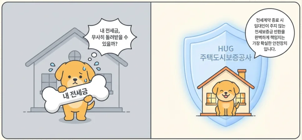허그 전세보증보험 2026년 가입 조건 및 필요 서류 완벽 정리 — 비즈니스·경제 — safedkman