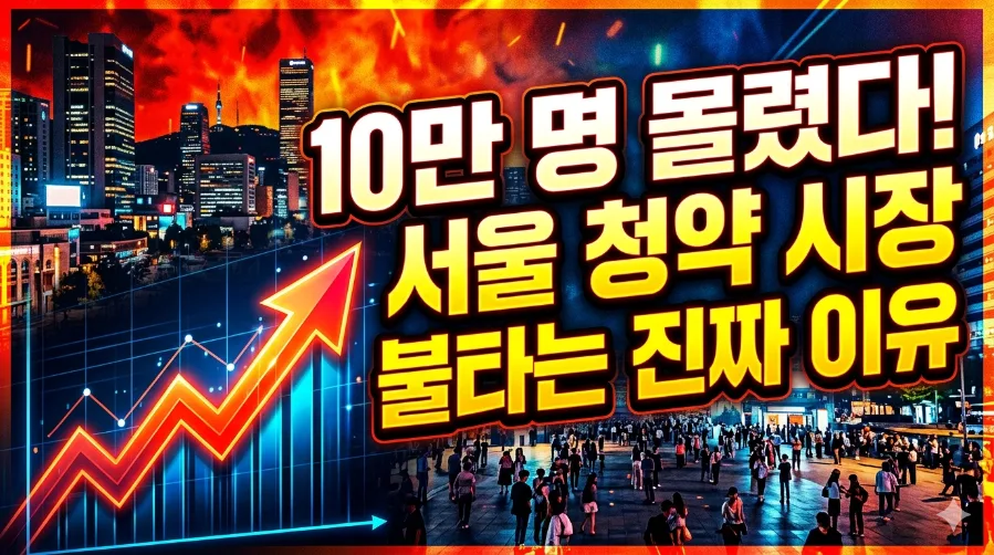 서울 청약 시장 열기 2026: 10만 명 몰린 이유와 주목 단지