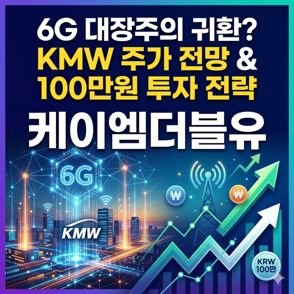 케이엠더블유 주가 전망 2026: 6G 대장주 투자 전략