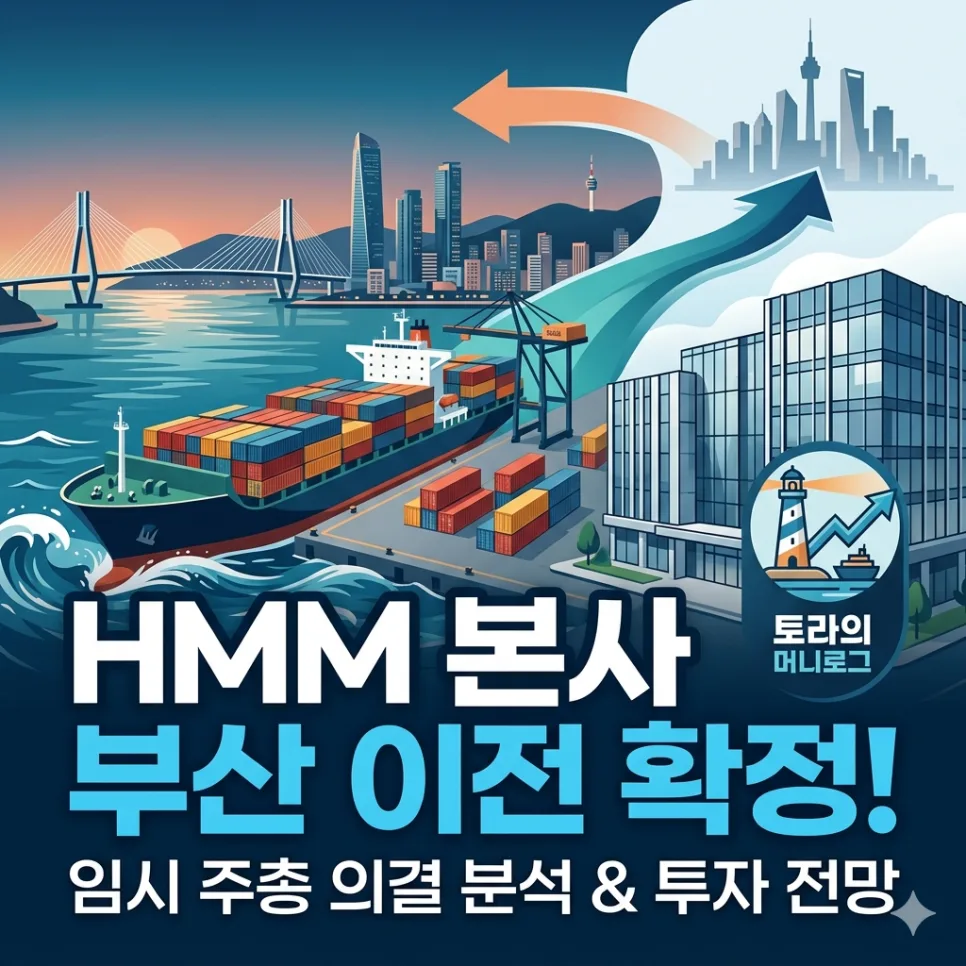 HMM 부산 이전, 투자 전망과 경쟁력 강화 전략 2026 분석