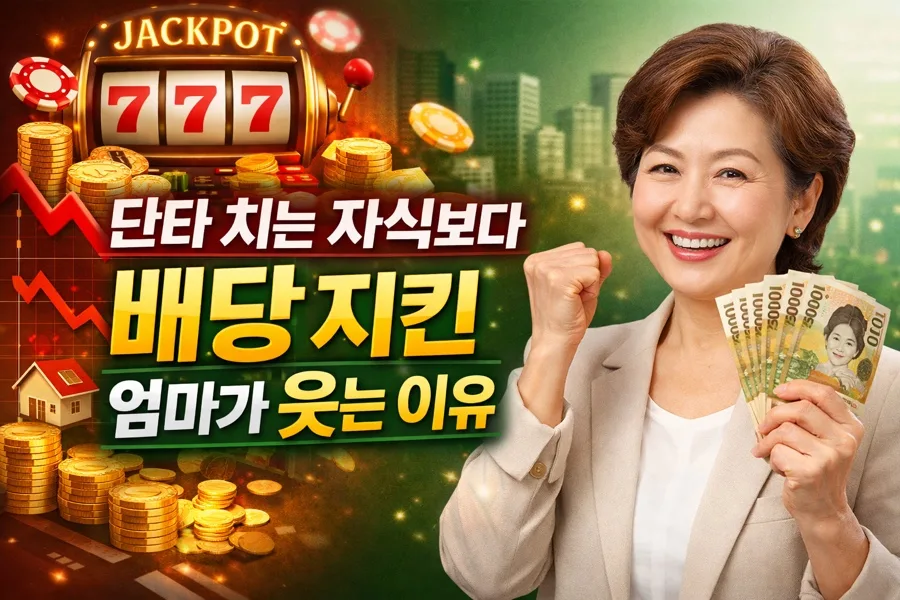60대 배당주 투자, 단타보다 안전한 이유 2026년 총정리