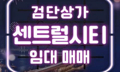 검단 센트럴시티 상가, 2026년 투자 가치 분석 및 선점 전략 3