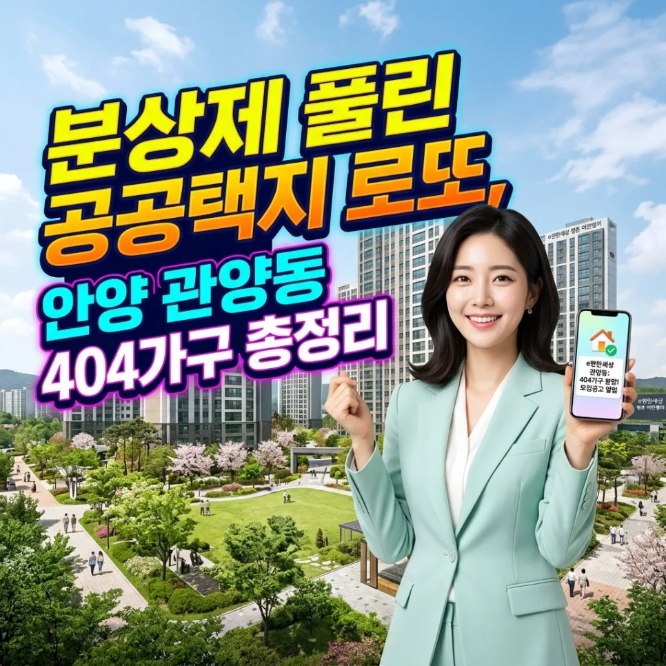 안양 에버포레 2026년 분양가, 시세차익 3억? 조건 총정리