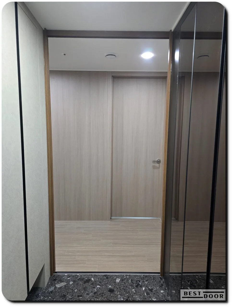 진사 해링턴 플레이스 중문 시공 2026: 원슬라이딩 설치 후기 2