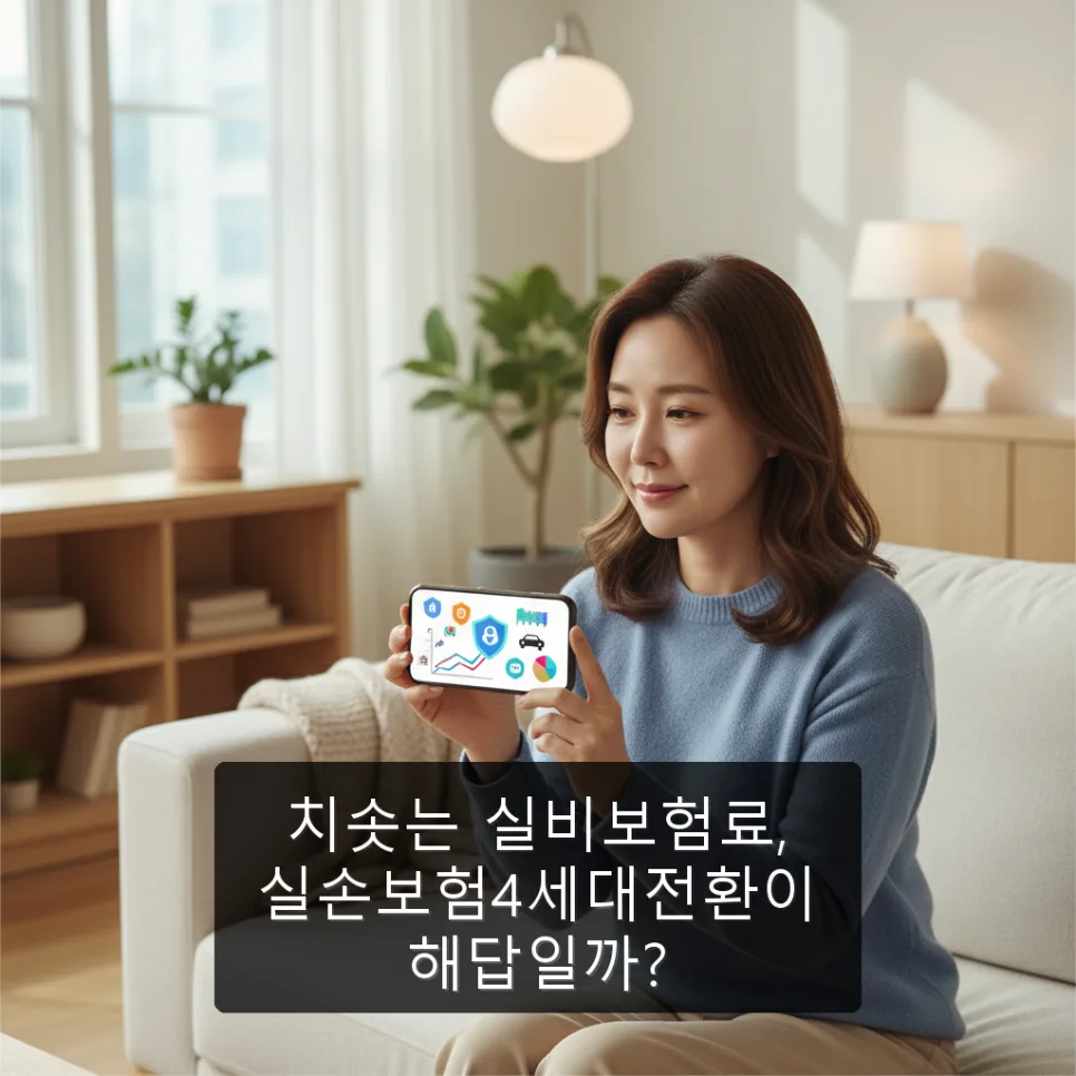 실손보험 4세대 전환, 보험료 폭탄 피하는 방법 2026