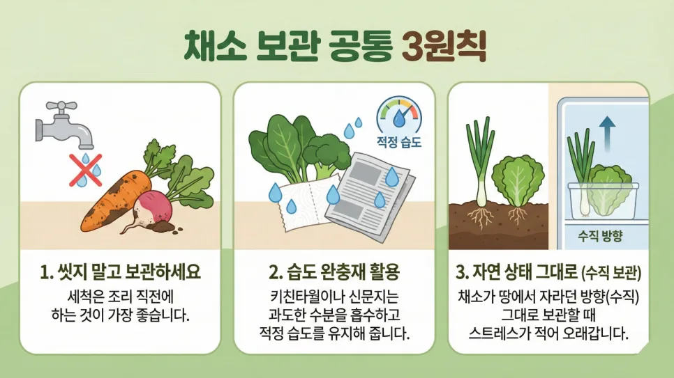 겨울 채소 신선도 200% 유지 비결: 냉장고 보관법 총정리 2026 2