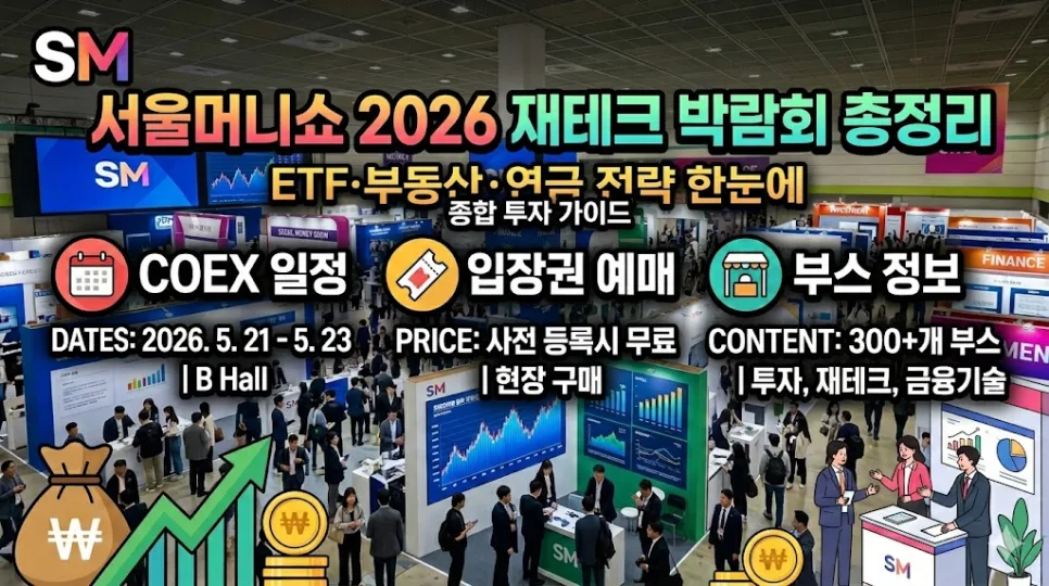 서울머니쇼 2026: ETF·부동산·연금 투자 전략 총정리