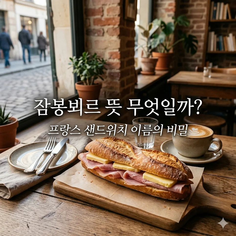 잠봉뵈르 뜻, 2026년 카페 인기 메뉴 완벽 분석 — K-푸드·맛집 — psblue97