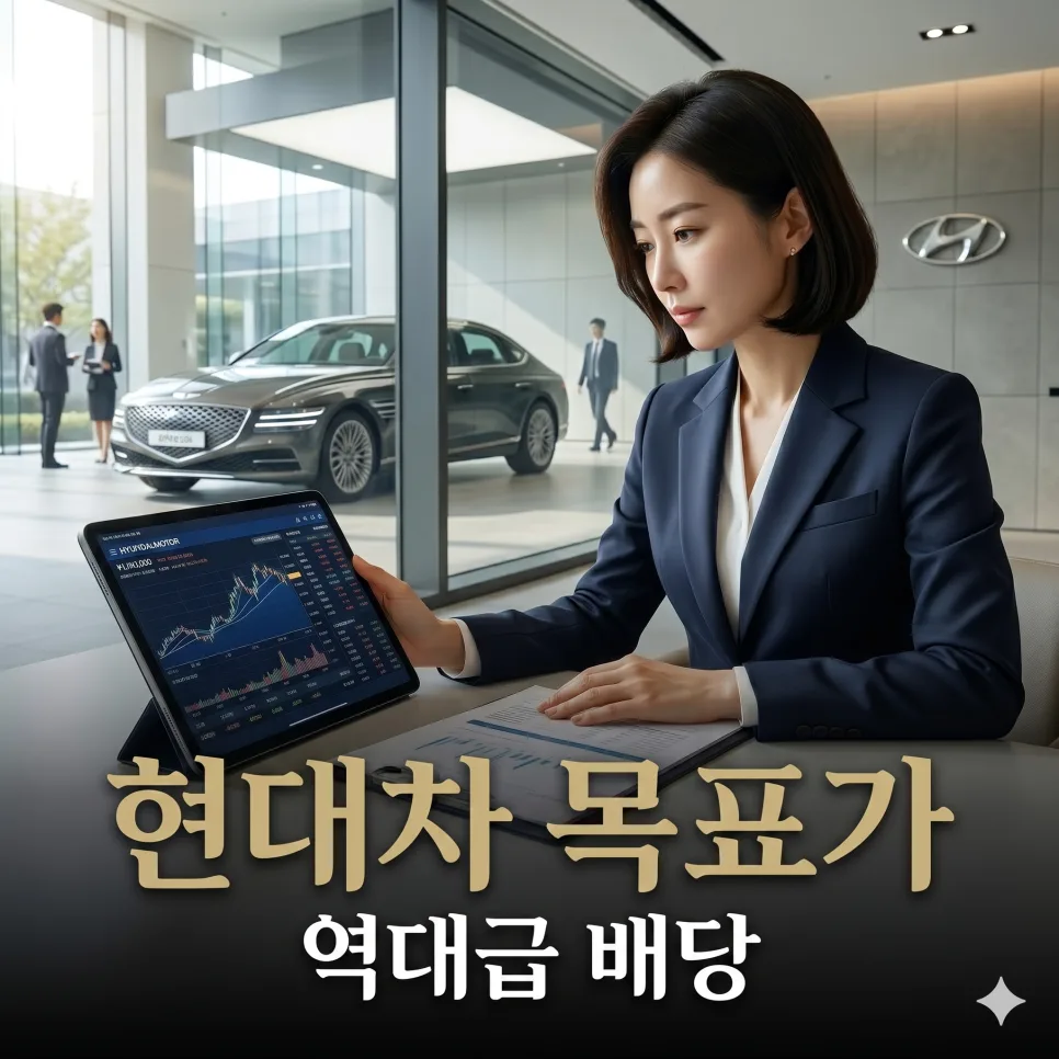 현대차 목표가 63만원? 2026년 환율 수혜와 역대급 배당 전망 분석