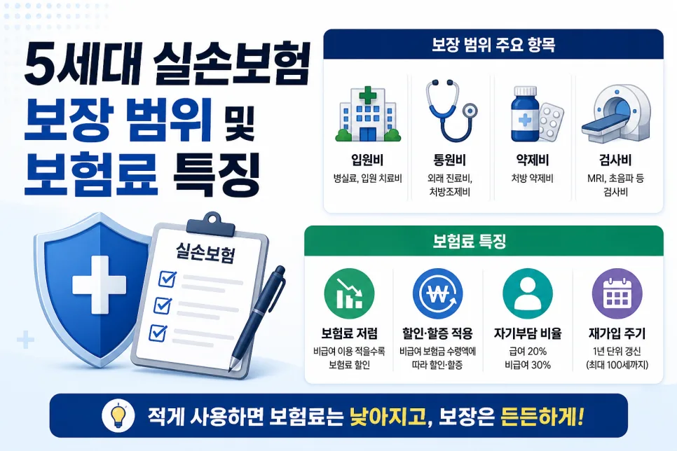 5세대 실손보험 2026년 출시: 도수치료 제외 시 보험료 할인 혜택 총정리 2