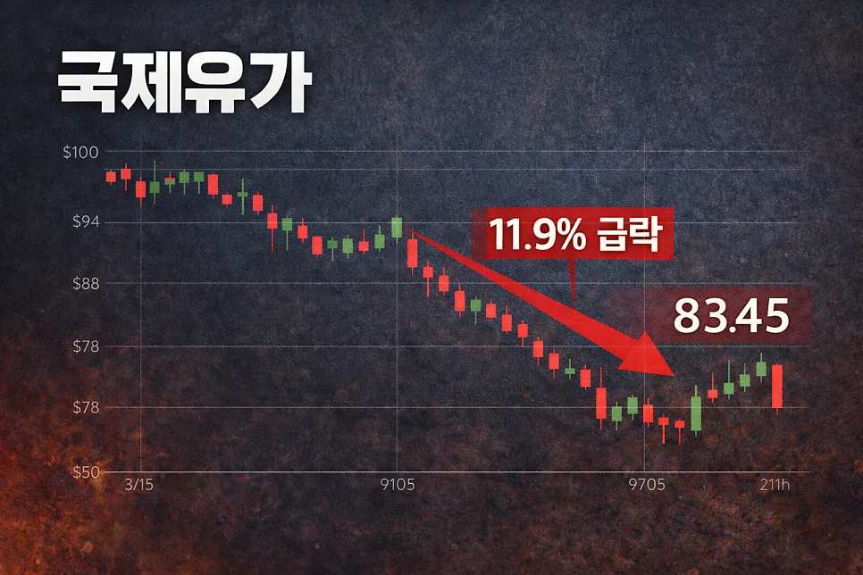 국제유가 급락 원인 2026: 중동 전쟁 상황과 전망 분석 3