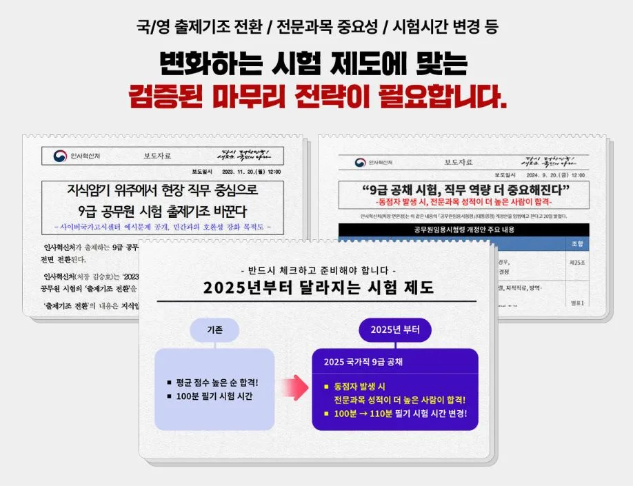 2025 지방직 9급 시험 합격 전략: 파이널 특강 완벽 분석 2