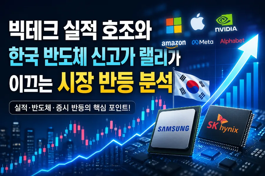 빅테크 AI 실적 랠리 2026: 한국 반도체 신고가 비결은?