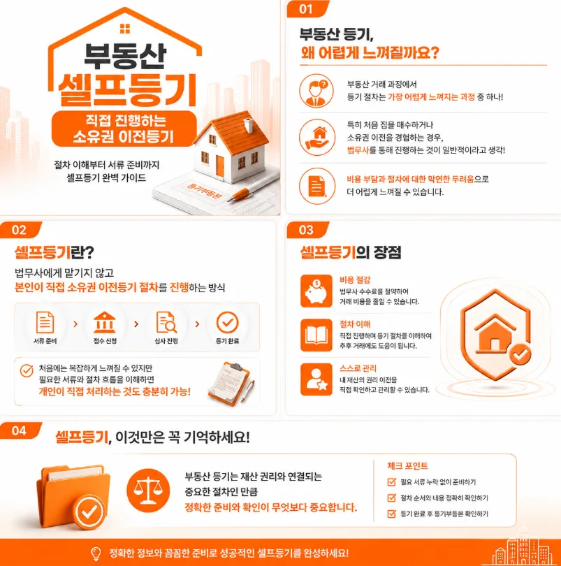 부동산 셀프등기, 2026년 비용 절약하는 완벽 가이드 2